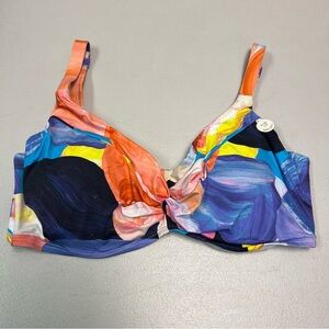 ArteSands Women’s Monet Soft Cup Underwire Bikini Top Size 16 D/DD Cup